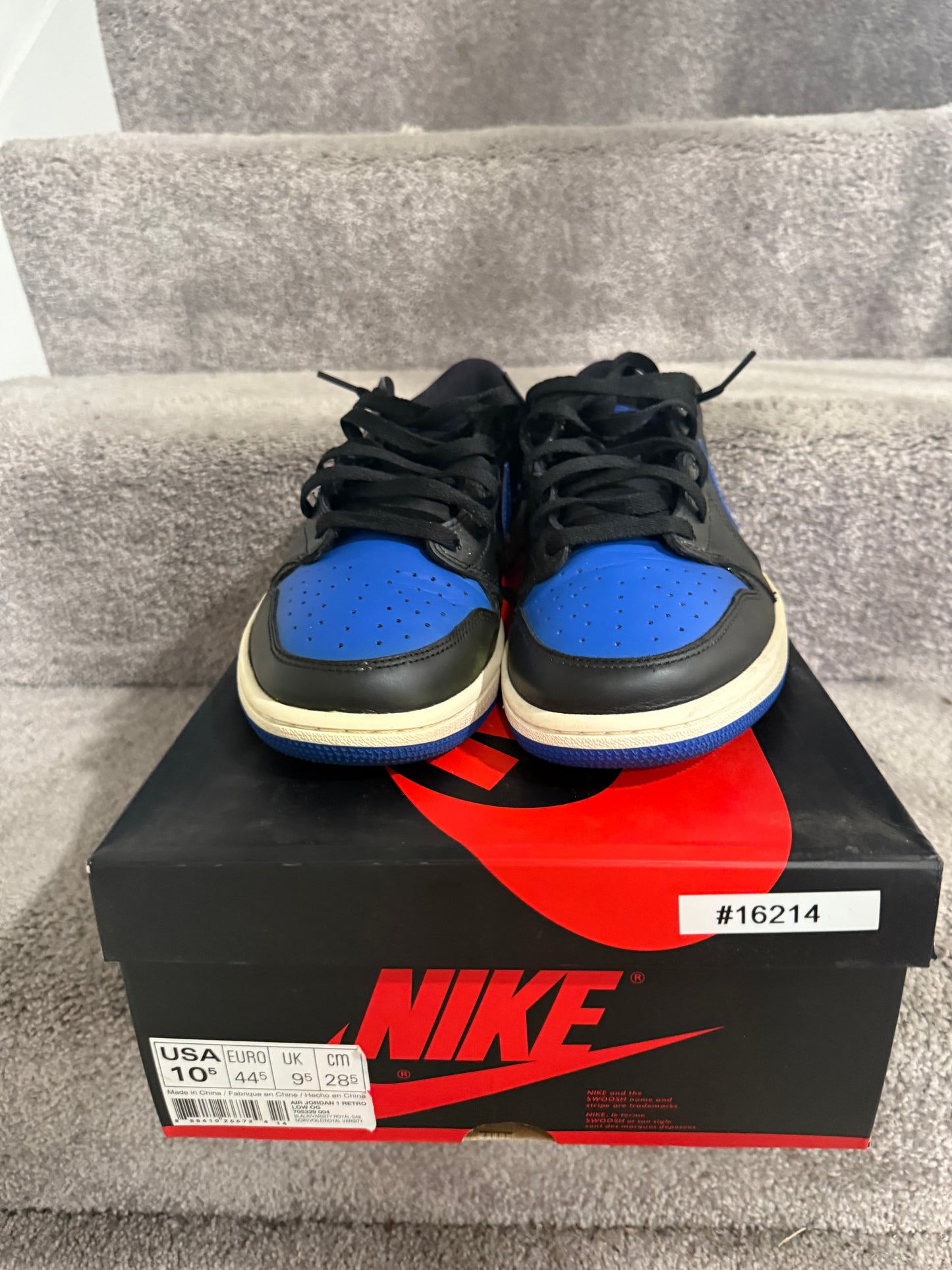 Air Jordan 1 Low OG Royal - Size 10.5 (Used)