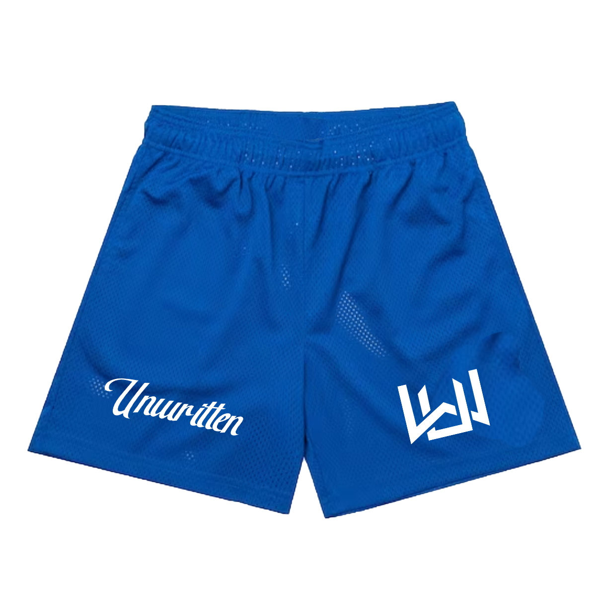 Unknown Mesh Shorts Blue/Black Design