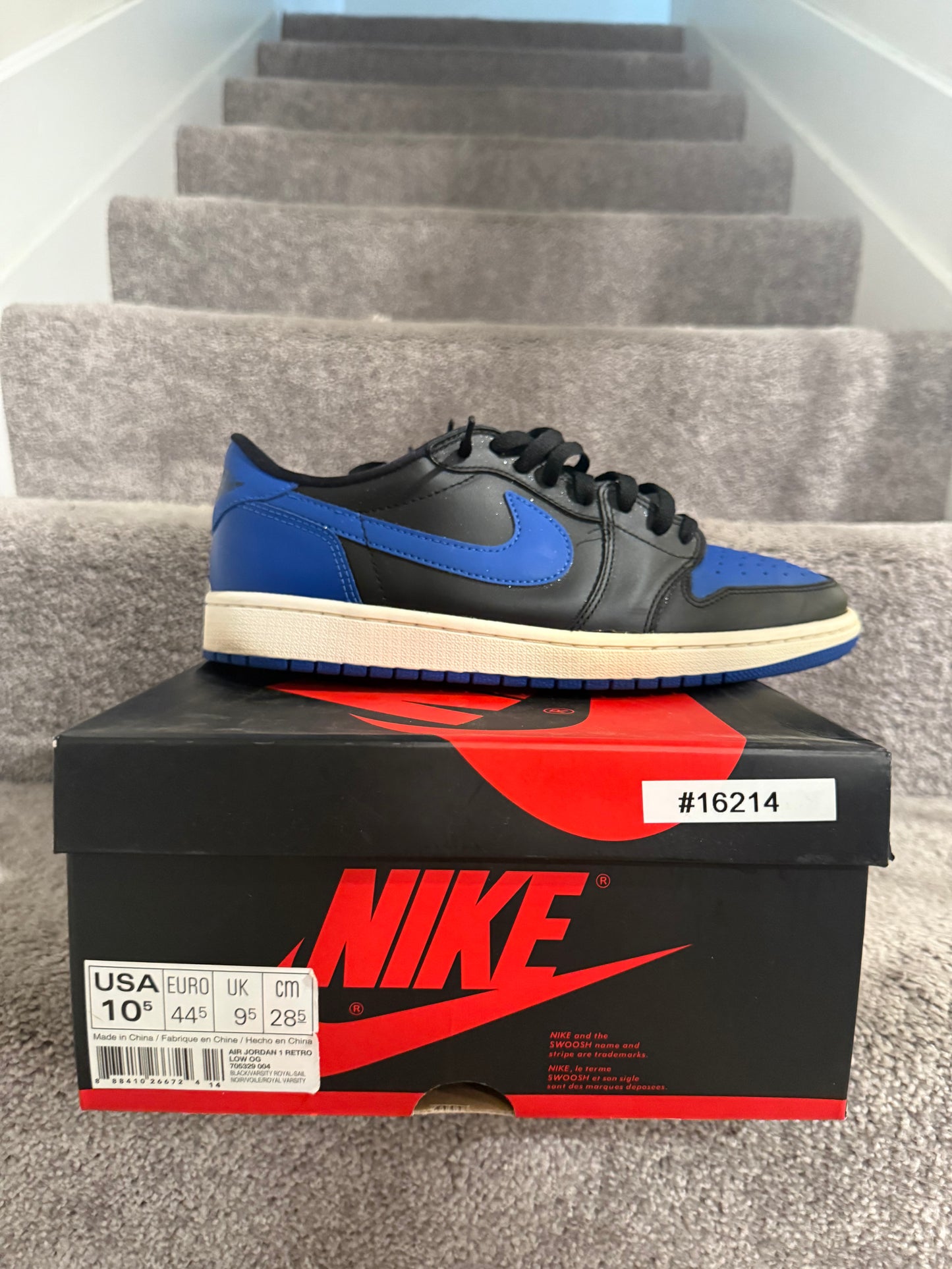 Air Jordan 1 Low OG Royal - Size 10.5 (Used)