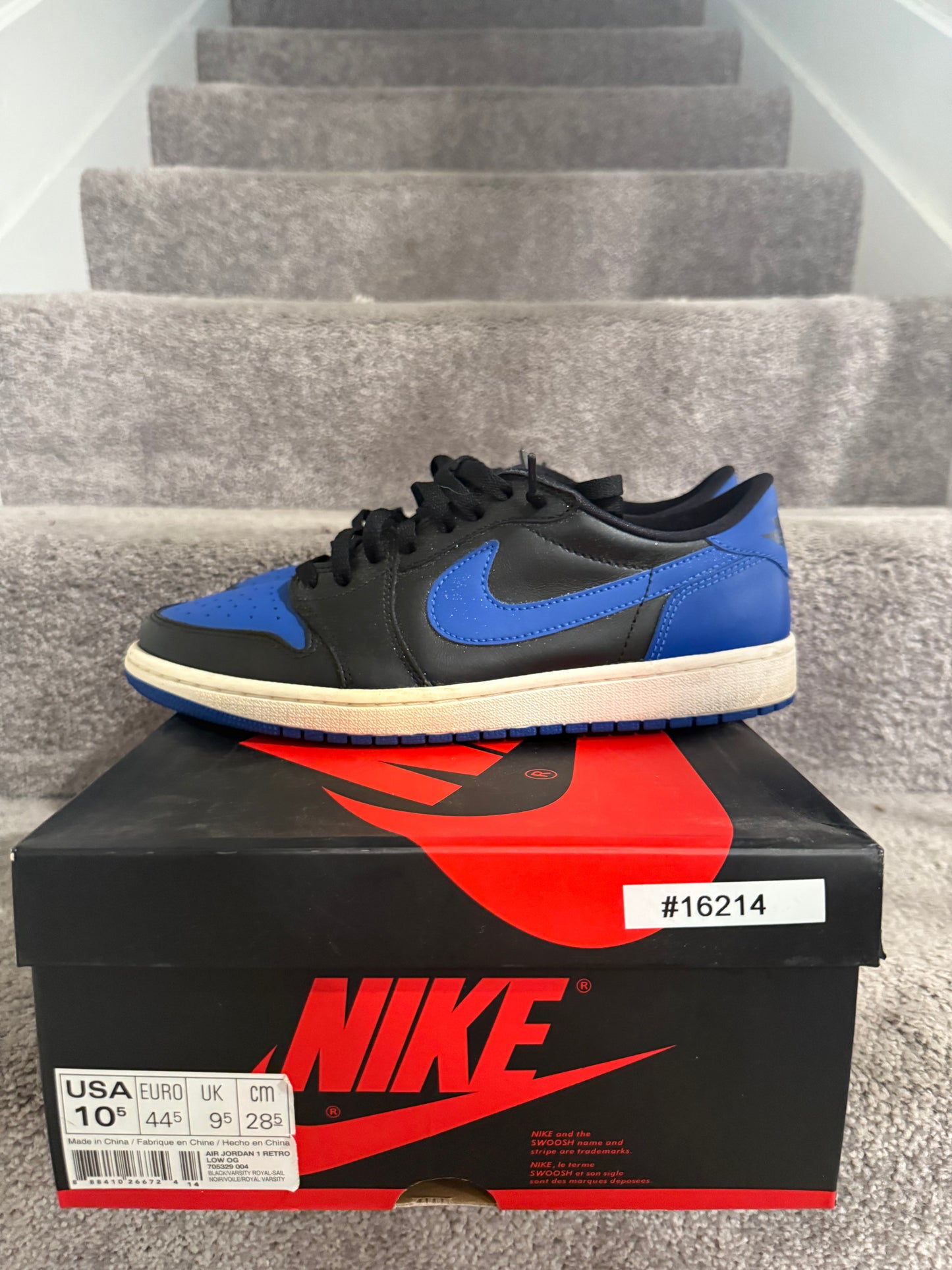 Air Jordan 1 Low OG Royal - Size 10.5 (Used)