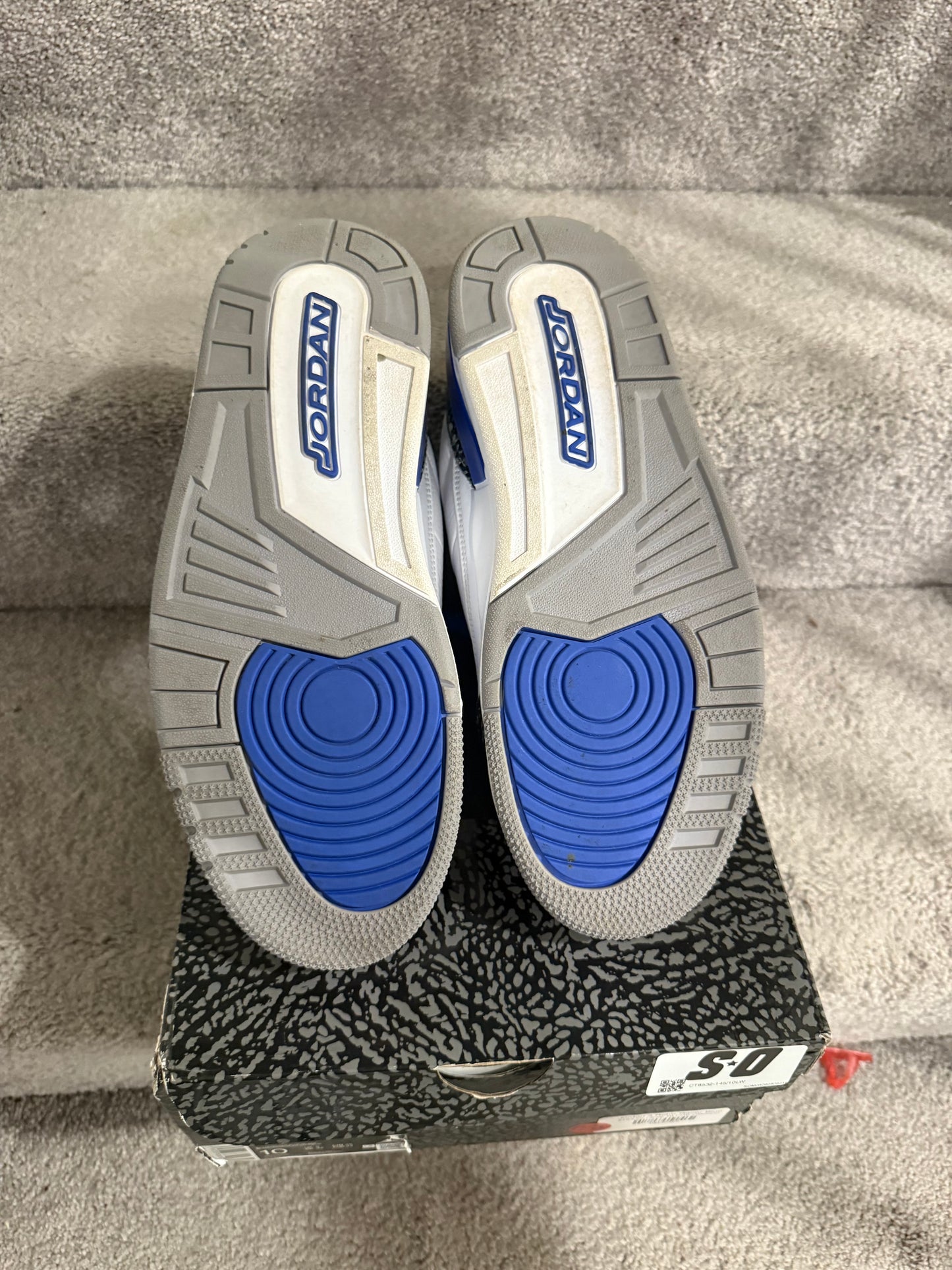 Air Jordan 3 Racer Blue - Size 10 USED