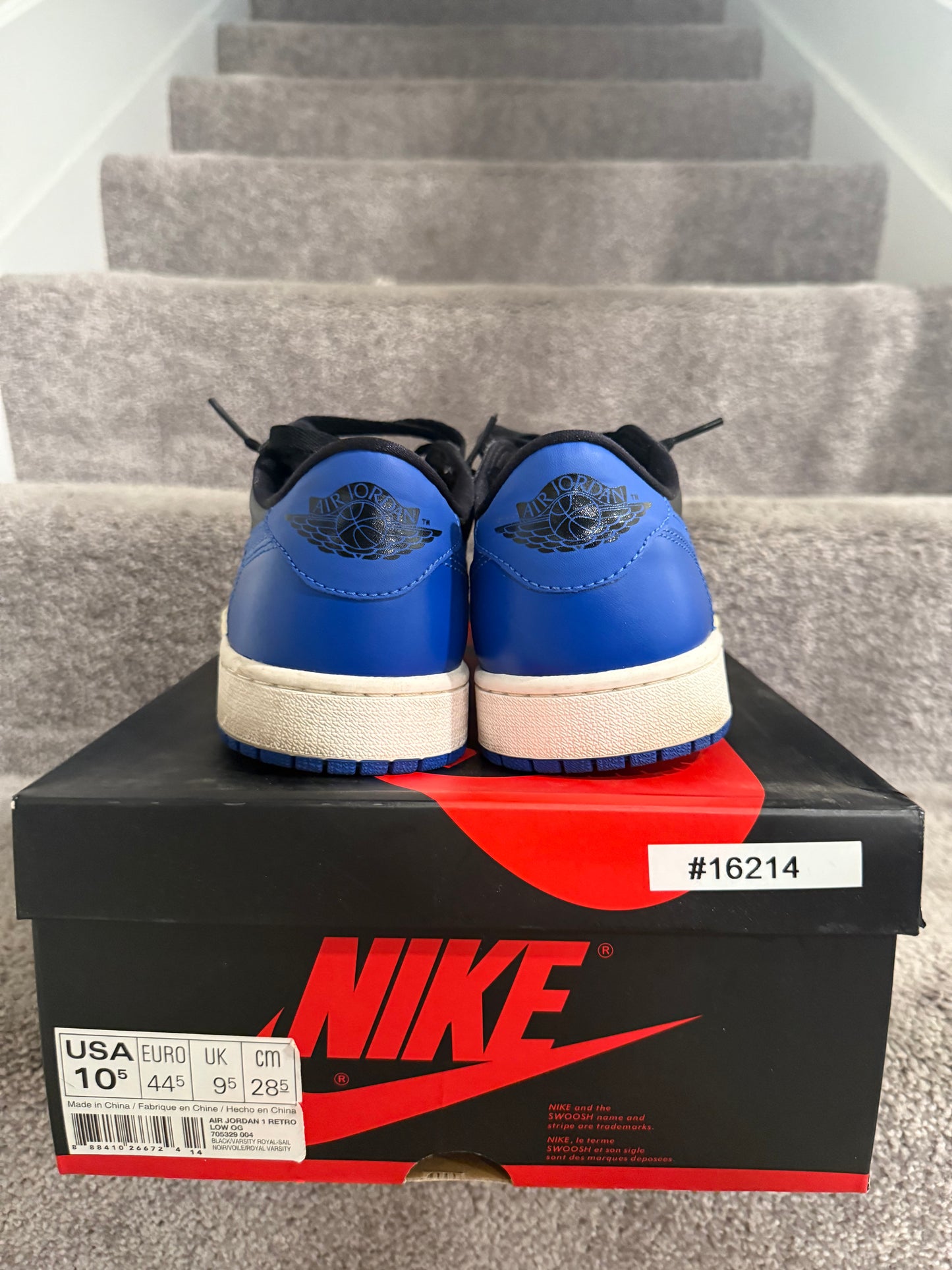 Air Jordan 1 Low OG Royal - Size 10.5 (Used)