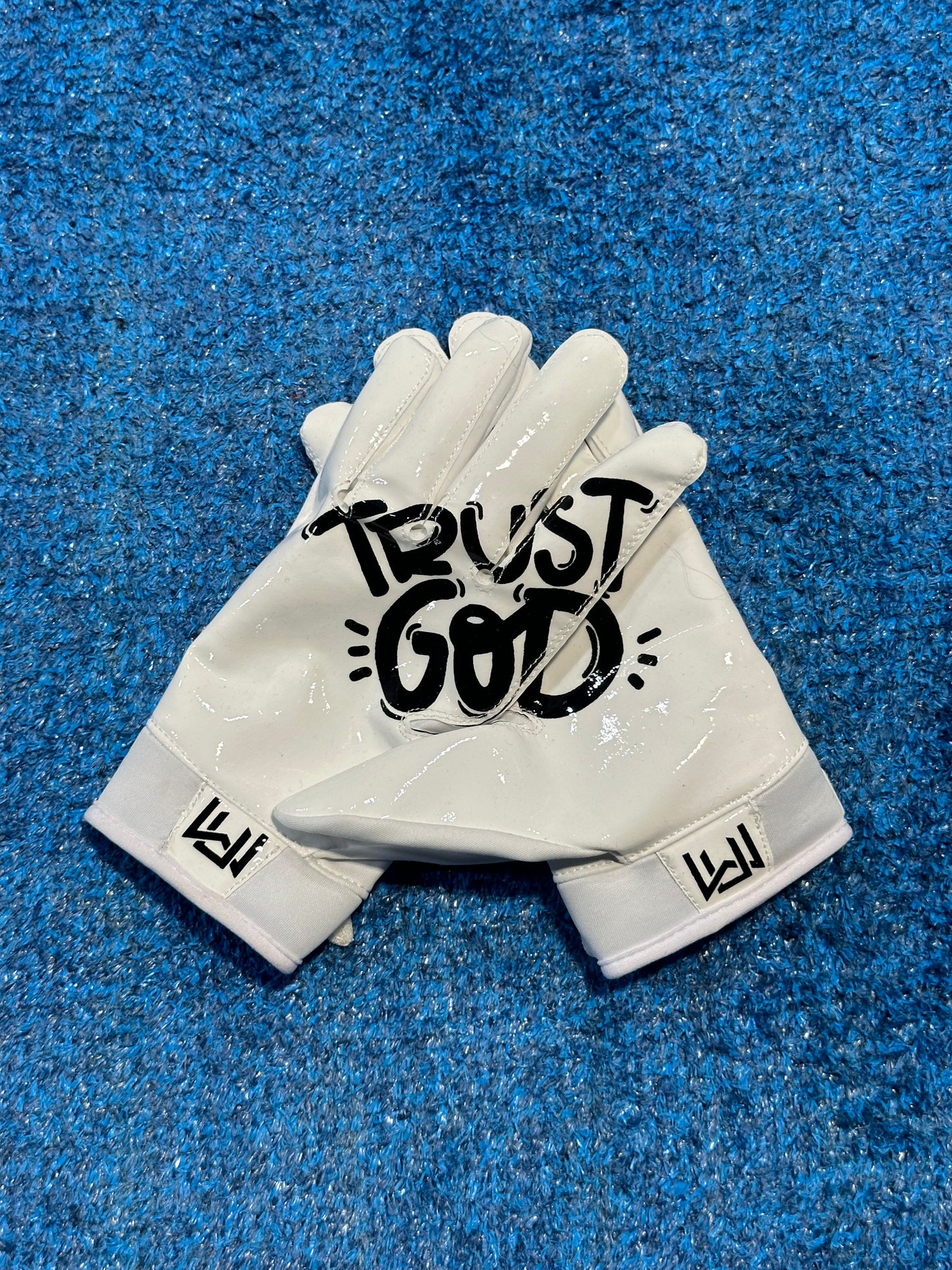 Unwritten Cross Football Gloves