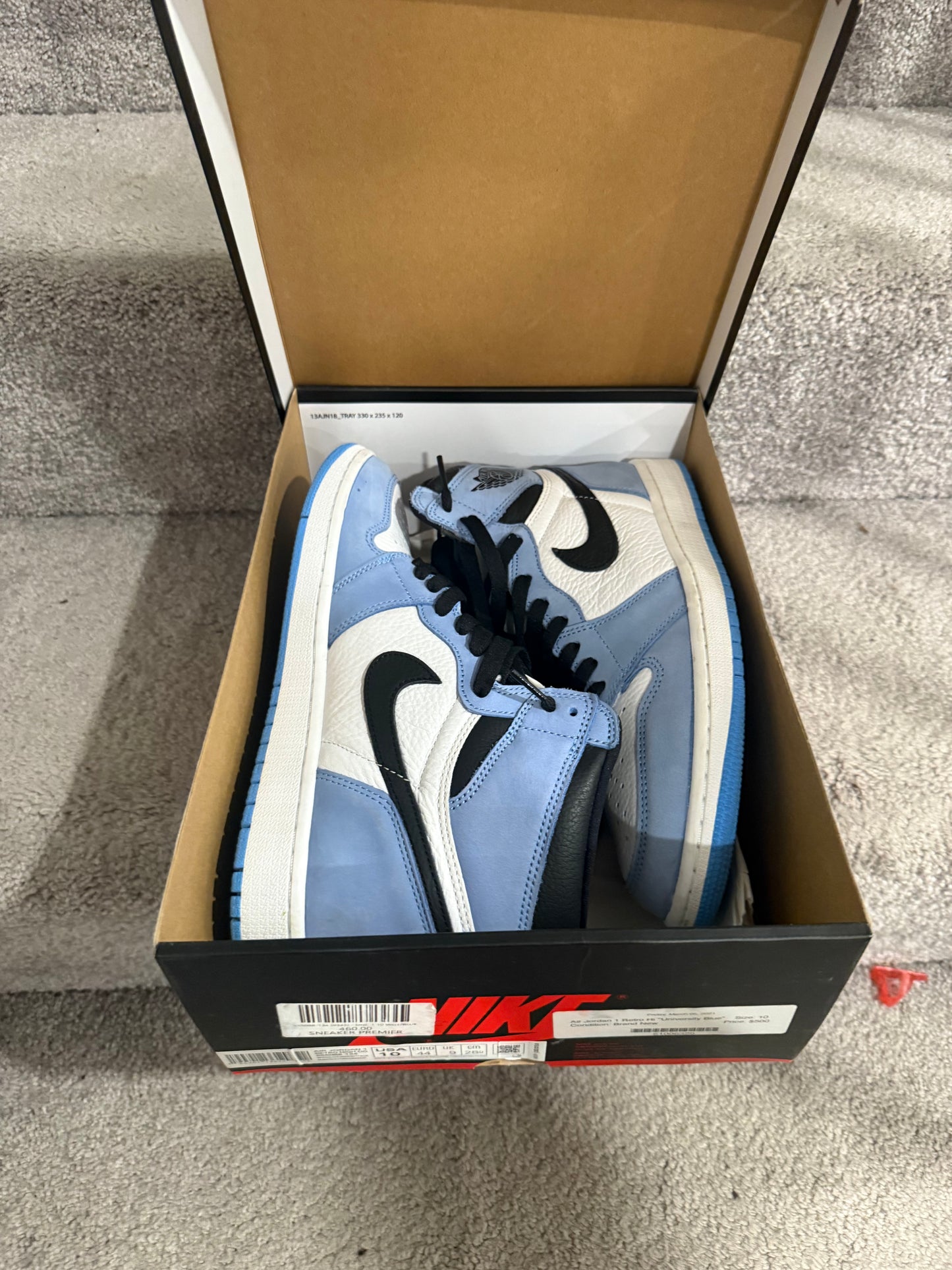 Air Jordan 1 University Blue - Size 10 (Used)