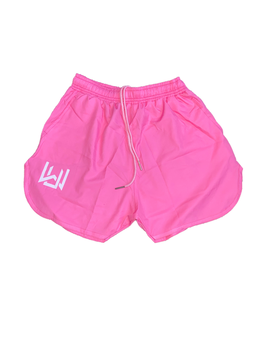 Pink Microfiber Women's Shorts