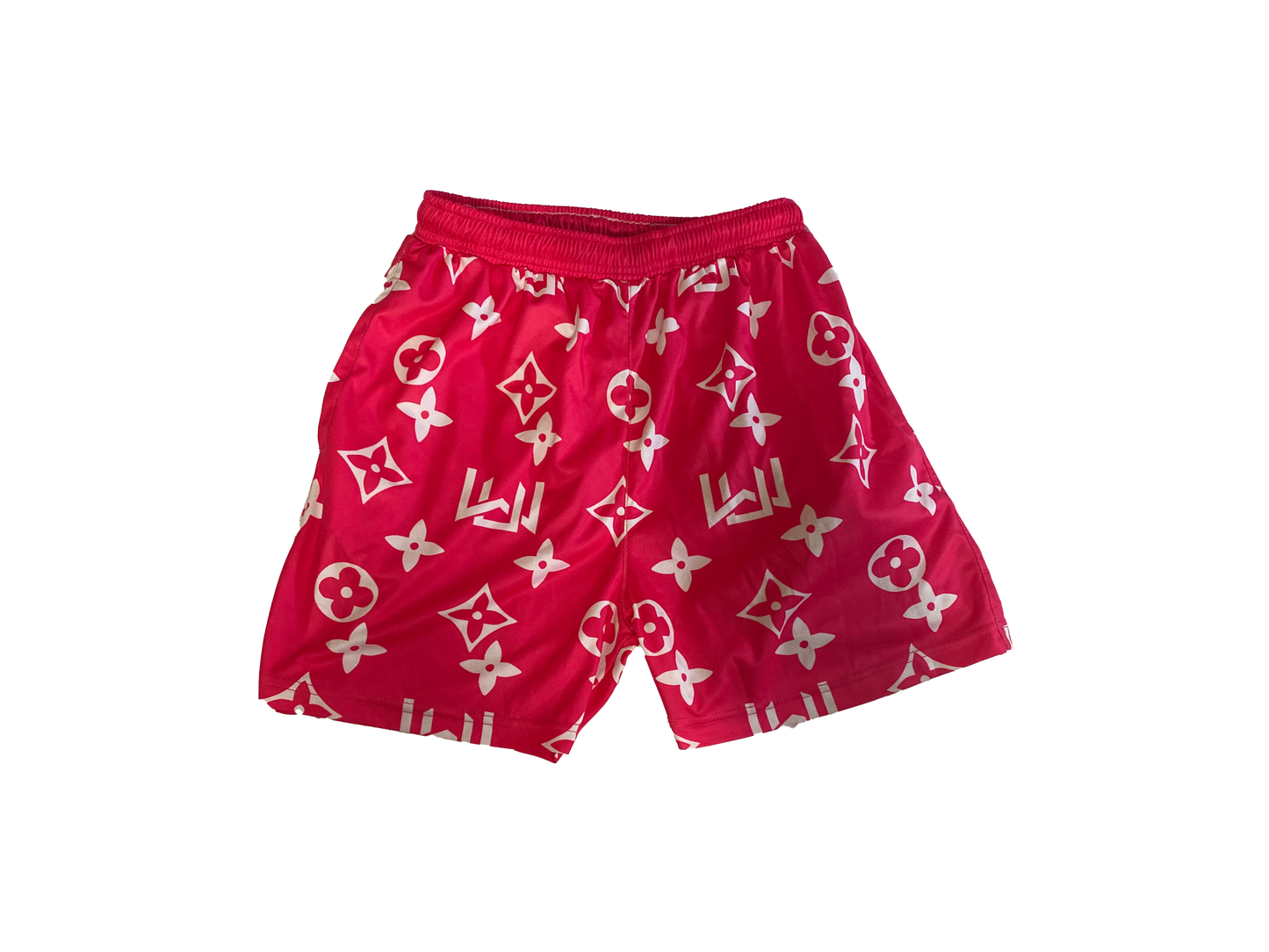 Pink Monogram Shorts
