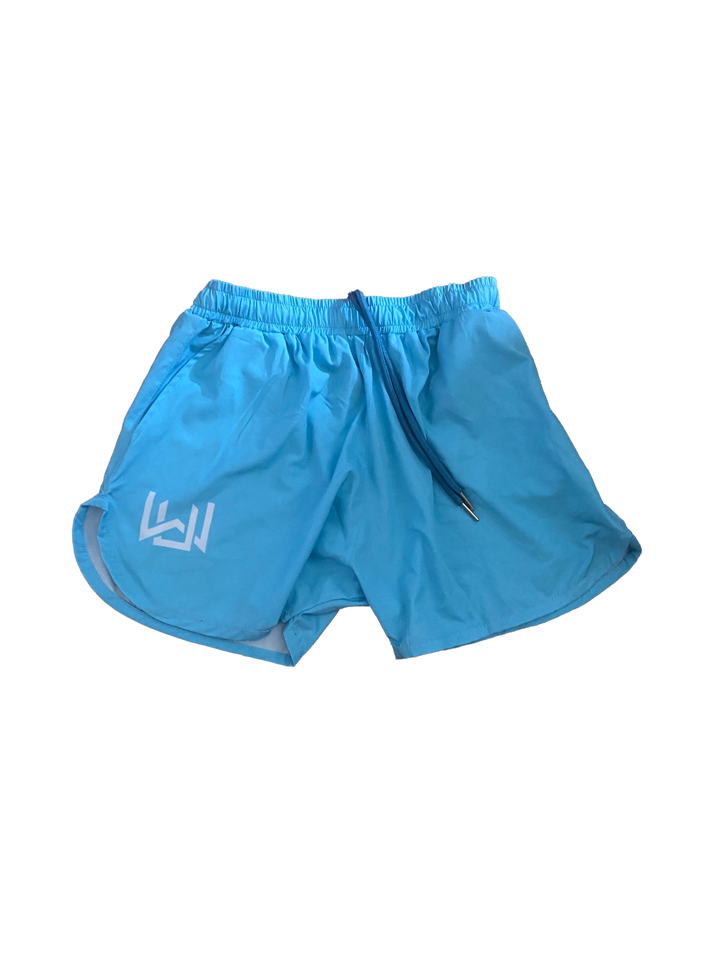 Baby Blue Microfiber Women's Shorts