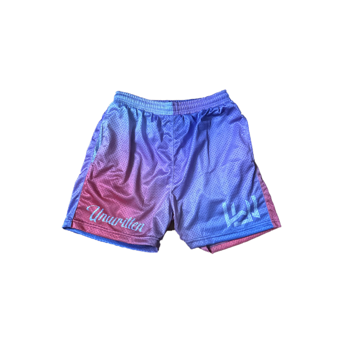 Pink/Purple Gradient Mesh Shorts