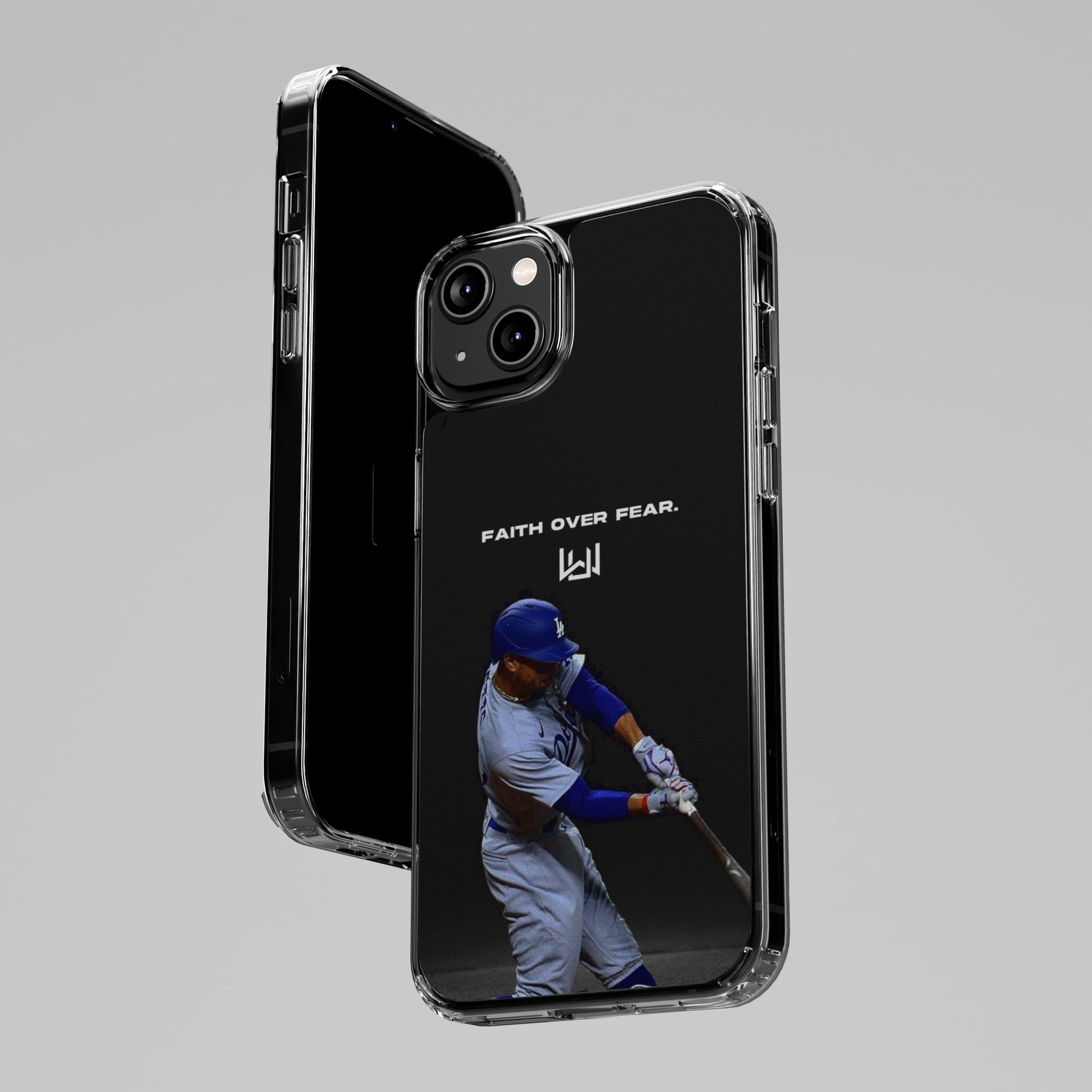 Faith Over Fear Mookie Clear Case – The Unwritten Brand Faith Over Fear Mookie Clear Case – The Unwritten Brand