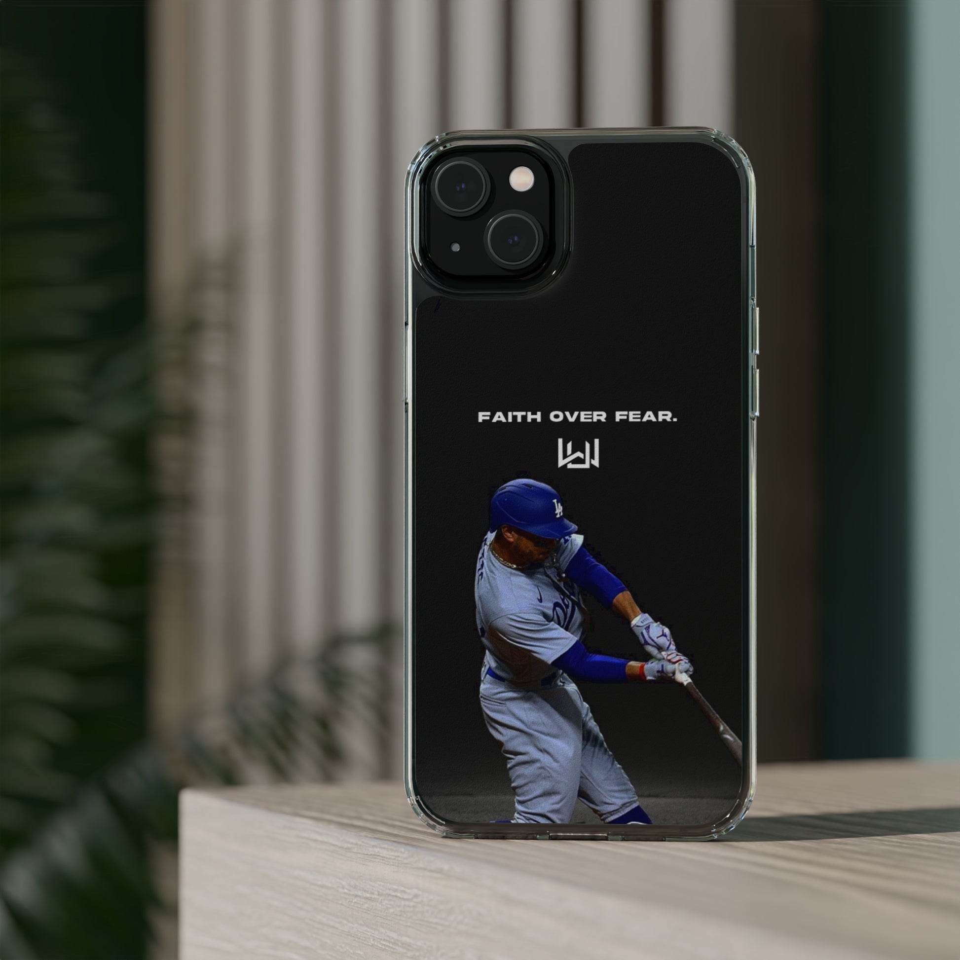 Faith Over Fear Mookie Clear Case – The Unwritten Brand Faith Over Fear Mookie Clear Case – The Unwritten Brand